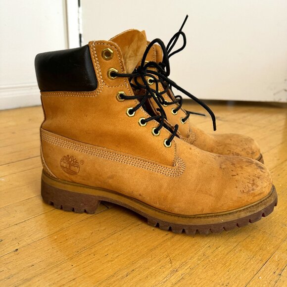 M9/10 Classic Timberland Work Boots In Excellent Condition - Picture 1 of 7